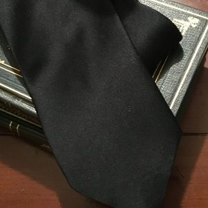 Steven Land Classic Black Men's Neck Tie